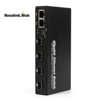 ราคา Rosalind Nick Gigabit Sfp Media Converter 4 SFP ถึง 2 RJ45 Transceiver 10 100 1000M สวิตช์ไฟเบอร์ออปติก EU PLUG (26133058088)