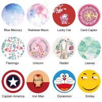 ราคา แผ่นรองเมาส์ ทรงกลม ขนาดเล็ก ลายการ์ตูน (22876066147)