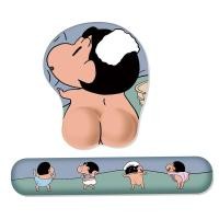 ราคา แผ่นรองเมาส์ Bath Boy ชุดแผ่นรองคีย์บอร์ด แผ่นรองเมาส์ข้อมือ ชุดแผ่นรองคีย์บอร์ดรองรับ (27505683224)
