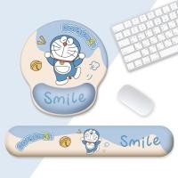 ราคา Smile blue Doraemon Mouse Pad Keyboard Pad Set ชุดแผ่นรองข้อมือ (25124300607)