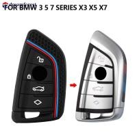 ราคา DFS รถซิลิโคน Key Fob กรณี 4 Button สไตล์ Dual Line รูปแบบ Scratch Drop ป้องกันสําหรับ BMW 3 5 7 Series X3 X5 X7 (49157054279)