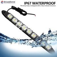 ราคา DFS รถ LED DRL โคมไฟวิ่งกลางวันสีขาว LED ยืดหยุ่นกันน้ําขับรถหมอกสัญญาณ DayLight จัดแต่งทรงผมอัตโนมัติ (46854642820)