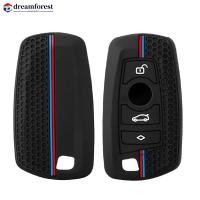 ราคา DFS รถซิลิโคน Key Fob กรณี 4 Button Dual Line รูปแบบฝาครอบ Scratch Drop Protection สําหรับ BMW F series ใหม่ 5 3 Series อุปกรณ์เสริม (40529177613)