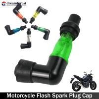 ราคา DFS รถจักรยานยนต์แฟลชหัวเทียนหมวกจุดระเบิดหัวเทียนหมวก 90 องศากระพริบหัวเทียนหมวก (28289714300)