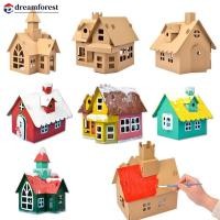 ราคา Dreamforest ชุดโมเดลบ้านคริสต์มาสกระดาษแข็งระบายสีโรงละครกระดาษตกแต่งทําด้วยตัวเองโมเดลทํามือของขวัญเด็ก N5Z5 (27616056514)