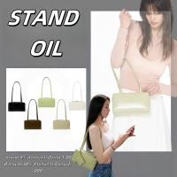 ราคา ของแท้ 100 ส่งตรงจากไทย กระเป๋า Stand Oil Butter Bag สีดำ มอคค่า ครีม ทราย โหระพา มี 5 สี กระเป๋าสะพายข้างใบเล็ก เก (43011665996)