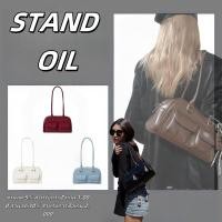 ราคา พร้อมส่ง ของแท้ STAND OIL Chubby Bag สีแดง น้ำเงิน ขาว มี 3 สี กระเป๋าถือ สะพายข้าง (43561555245)