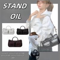 ราคา สินค้าพร้อมส่ง ของแท้ STAND OIL Chubby Bag 3color ขาว น้ำตาล ดำ มี 3 สีให้เลือก กระเป๋าถือ สะพายไหล่ แท้ 100 (42211787990)