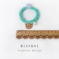 ราคา มาการอง สีชมพูสีเขียวมุกหมีเชือกผมน่ารักน่ารักสุดน่ารักตุ๊กตาผูกผมสาวหัวใจอุปกรณ์ผม (50456595445)