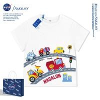 ราคา เสื้อยืดแขนสั้น Big Boy สำหรับเด็ก สไตล์ฤดูร้อนใหม่ เสื้อยืดลายการ์ตูนรถ (45806461190)