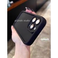 ราคา เคสไอโฟน17 เหมาะสำหรับ IPhone 12 15 16 13 11 14 Pro Max XR X XS Max 7 15 8 Plus เคสโทรศัพท์ซิลิโคนเหลวสีดำสนิทแบบคลาสสิก (57657308601)