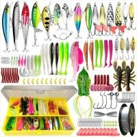 ราคา Lure เหยื่อปลอมชุดล่อเลื่อมเหยื่ออ่อน Thunder Frog Minnow เหยื่อไบโอนิคเหยื่อล่อครบชุด YR1224 (29521601879)