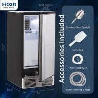 ราคา เครื่องทำน้ำแข็ง Hicon รุ่น HBZB 36F ผลิตได้ 36kg วัน สำหรับบ้าน คอนโด ร้านกาแฟ Hicon New World (23346451812)