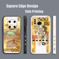 ราคา เคสสําหรับOPPO A3S A5 A5S A7 A12 A15 A15S A16S A12E A39 A57 Reno 5 A54 เงินPesชุดห้าPeso 500 OYZ15 เคสโทรศัพท์ขอบสี่เหลี่ยม (53707047091)
