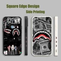 ราคา สําหรับ Vivo Y91 Y93 Y91i Y95 Y91C Y15A Y15S Y53 V11i Z3i S1 V21e Y76 Bape Shark JGL31 เคสโทรศัพท์ขอบสี่เหลี่ยม (50456414396)
