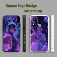 ราคา ปลอกสําหรับ Vivo Y73 Y21 Y33s Y21s Y21t Y33t Y81 Y81S Y81i Y31 Y51A V25e สาวล้อมรอบด้วยฟอง OYZ55 เคสโทรศัพท์ขอบสี่เหลี่ยม (49957104322)