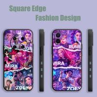 ราคา SAMSUNG สําหรับSamsung S22 A72 S20 S22 S10 Galaxy S23 S22 Plus S23 S21 S20 Kpop Demon Hunters Rumi Zoey Mira Aesthetics TFZ11 เคสโทรศัพท์สแควร์ขอบ (49406925293)