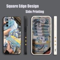 ราคา ปลอกสําหรับ OPPO A71 F9 Pro Reno6 Z Reno5 A94 A8 A31 2020 A1K A7X เงิน Pess ชุดห้า Peso 1000 เหรียญ HBX06 เคสโทรศัพท์ขอบสี่เหลี่ยม (48706222325)