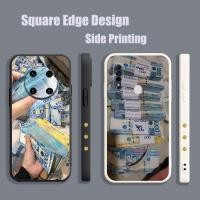 ราคา เคสสําหรับ OPPO A3S A5 A5S A7 A12 A15 A15S A16S A12E A39 A57 Reno 5 A54 เงิน Pesos ชุดห้า Peso 1000 เหรียญ HBX06 เคสโทรศัพท์ขอบสี่เหลี่ยม (48506222343)