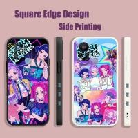 ราคา ปลอกสําหรับ iPhone 11 Pro Max 12 Pro Max 6 6s 7 8 7 Plus X XS XR XS MAX Kpop Demon Hunters สีชมพูสุนทรียศาสตร์ HBX04 เคสโทรศัพท์ขอบสี่เหลี่ยม (47806222326)