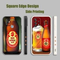 ราคา ปลอกสําหรับ Vivo Y91 Y93 Y91i Y95 Y91C Y15A Y15S Y53 V11i Z3i S1 V21e Y76 Redhorse แอลกอฮอล์สีแดงม้าเบียร์ HBX08 เคสโทรศัพท์ขอบสี่เหลี่ยม (46256217780)