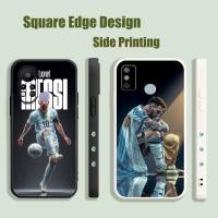 ราคา เคสสําหรับRealme C30s C30 9i 4G Lionel Messi Aesthetic OYZ56 เคสโทรศัพท์ขอบสี่เหลี่ยม (44757107909)