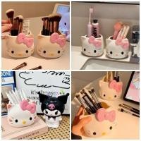 ราคา ที่ใส่ปากการูปร่างแมวสีชมพูน่ารักแบบมัลติฟังก์ชัน ตะกร้าจัดเก็บอุปกรณ์บนโต๊ะทำงาน กล่องเก็บของบนโต๊ะ (57156481272)