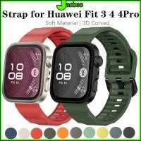 ราคา สายยางกีฬา for Huawei Watch Fit 4 Huawei Watch Fit 4 Pro สาย สมาร์ทว็อชสีเปลี่ยนนุ่มวงกีฬา for Huawei Fit 3 (41460001326)