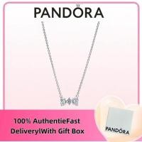 ราคา Duty Free 100 S925เครื่องประดับเงินแท้ Pandora เครื่องประดับของขวัญประกายโบว์สร้อยคอ393509c01 (28580784964)