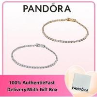 ราคา Duty ฟรี100 S925เครื่องประดับเงินแพนดอร่าแหวนเครื่องประดับของขวัญแพนดอรายุค Lab เติบโตเพชรเทนนิสสร้อยข้อมือ14พันทองคำขาว553489C01 (28836620588)