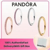 ราคา ล่าสุดขายร้อน100 ส925กล่องเครื่องประดับเงินแท้ประกายสีชมพูวงแหวน (50357068733)