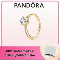ราคา เครื่องประดับเงินแท้ส925 พร้อมมงกุฎประกายใสแบบแหวน เครื่องประดับแพนดอร่าสำหรับผู้หญิง (41576458710)