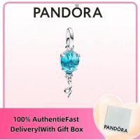 ราคา แหวน charm เงินสเตอร์ลิง 925 พร้อมท่อนแก้ว Murano สีฟ้า ของขวัญสำหรับผู้หญิง รหัส 792792K01 (45306921420)