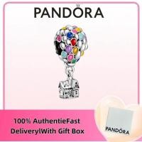 ราคา เครื่องประดับเงินสเตอร์ลิง S925 Pandora สำหรับผู้หญิง ตัวคล้องสร้อยข้อมือ Disney Pixar Up House Balls 798962 (40807139068)