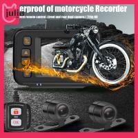 ราคา Julia1 th รถจักรยานยนต์ DVR HD 1080P ด้านหน้าด้านหลังเครื่องบันทึกการขับขี่รถจักรยานยนต์ที่จอดรถกล้องรถจักรยานยนต์แบบไดนามิก Induction (49850616267)