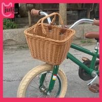 ราคา จูเลีย1 ไทย ตะกร้าหน้าจักรยานพร้อมที่จับตะกร้าจักรยานทรงสี่เหลี่ยมน่ารักสําหรับเด็กจักรยานผู้ใหญ่ (27771923147)