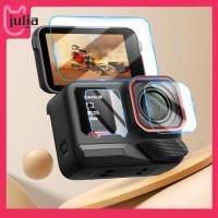 ราคา 2 แพ็คกระจกนิรภัยเลนส์ป้องกันฟิล์ม Ultra HD ฟิล์มป้องกัน 9H ความแข็งสําหรับ Insta360 Ace Pro 2 กล้อง (56807034062)