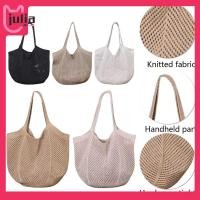 ราคา กระเป๋าถักโครเชต์ Tote Bag สำหรับสุภาพสตรี ถักด้วยมือ ขนาดใหญ่ ใช้ได้ทุกวัน (52703271268)