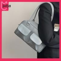 ราคา กระเป๋าสะพายข้างและถือ Retro Satchel สำหรับผู้หญิง ทรงคลาสสิก ทนทาน มีช่องใส่แล็ปท็อปได้ (44421333101)