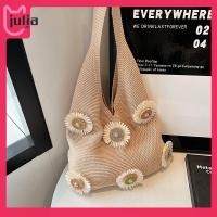 ราคา Julia1 th กระเป๋าถือถักผู้หญิง Hollow Out ดอกไม้โครเชต์ Tote Bag กระเป๋ากลางแจ้งหญิง (29605127919)