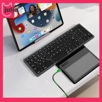 ราคา Julia1 th คีย์บอร์ดที่รองรับบลูทูธไร้สายแบบพับได้พร้อมทัชแพดสําหรับ Android IOS (29222248052)
