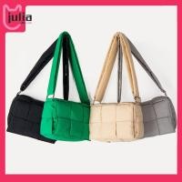 ราคา Julia1 th กระเป๋าสะพายทอผู้หญิง Casual Down Hobo Bag กระเป๋าแฟชั่นน้ําหนักเบาพร้อมกระเป๋า (25887037678)