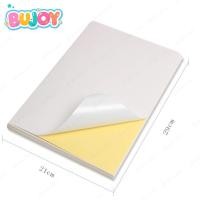 ราคา พร้อมส่ง กระดาษสติ๊กเกอร์ A4 500 แผ่น 100 ขาวด้าน ผิวมัน ใบปะหน้า Sticker Paper 210x297มม (27982104853)