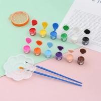 ราคา BUJOYชุดสีอคิลิค 6 8 12 สี ขนาดเล็ก พร้อมพู่กันและแปรง ระบายสี ปูนปั้น ภาพวาด เพนท์แก้ว ชุดเดียวจบพร้อมสร้างผลงาน (27939607905)
