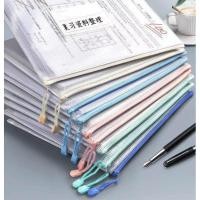 ราคา BUJOY แฟ้มซองซิปใส่เอกสารกันน้ำpvc แฟ้มตะข่าย แฟ้มซองซิป A4 ตาข่ายพลาสติกถุงเอกสารแบบกันน้ำ (44055766762)