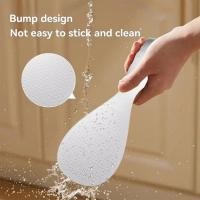 ราคา ทัพพีตักข้าวล้มลุก ตั้งเองได้ ทนความร้อน ล้างง่าย เครื่องครัวอุปกรณ์ประกอบอาหาร ทัพพีพลาสติก ช้อนส้อม หม้อหุงข้าว กระทะ (44057713181)