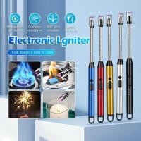 ราคา ที่จุดแก๊ส ที่จุดเตาแบบไฟฟ้า ไฟแช็ก usb ปืนจุดไฟ ที่จุดเทียนหอม Electric Lighter ปรับได้ 360 (28320658669)