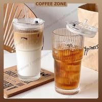 ราคา สินค้าพร้อมส่ง 600ml แก้วน้ำมีฝาปิด แก้วมินิมอล มีฝาปิดและฟาง แก้วกาแฟ แก้วเกาหลี สำหรับร้านกาแฟ แก้วน้ําเก็บความเย็น (44471551653)