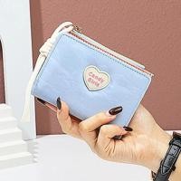 ราคา Novvia พร้อมส่ง กระเป๋าสตางค์สไตล์เกาหลีน่ารักๆ รูปหัวใจ ดีไซน์มินิมอล แบบพกพาง่าย ขนาดเล็ก หลายฟังก์ชั่น ทั้งใส่เงิ (54953243608)