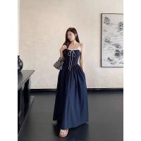 ราคา ชุดสลิงฤดูร้อนสำหรับผู้หญิง Pure Desire เอวแคบ ทรง A line กระโปรงยาวปานกลาง (56107313372)